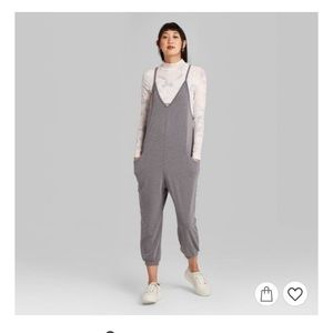 Sleeveless V Neck Jumpsuit